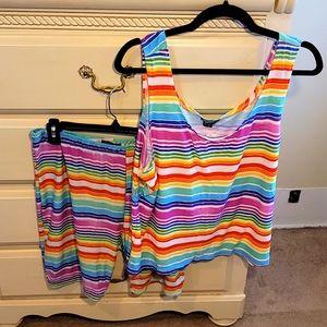 2 piece Biker Short Set Size 2X